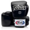 Fairtex BGV1 Muay Thai Boxing Training Sparring Gloves for Men, Women, Kids| Premium Quality, Light Weight & Shock Absorbent 16 oz Boxing Gloves -Black view 1