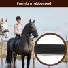 Comfortable 4.8" Iron Stirrups, Western Horse Riding Stirrups with Rubber Pad for Safe and Comfortable English Saddle Use view 4