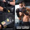 Hayabusa T3 Boxing Gloves for Men and Women Wrist and Knuckle Protection, Dual-X Hook and Loop Closure, Splinted Wrist Support, 5 Layer Foam Knuckle Padding - Black/Iridescent, 16 oz view 4