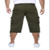 X RAY Men's Belted Long Cargo Shorts for Men, Below Knee Length Mens Cargo Shorts, 3/4 Pants (Big and Tall Shorts for Men) Olive 52 view 2