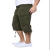 X RAY Men's Belted Long Cargo Shorts for Men, Below Knee Length Mens Cargo Shorts, 3/4 Pants (Big and Tall Shorts for Men) Olive 52 view 4