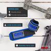 MRX Weight Lifting Wrist Wraps for Wrist Support Lifting Straps Gym Bodybuilding Training Workout for Men and Women view 2