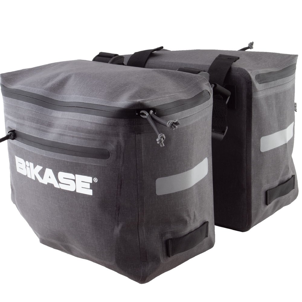 BiKase Bag Pannier Urbanator Dual Adjustable Black - 2046G