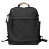 GOOTIUM Canvas Backpack for Women Vintage Style Zipper Bag Men's Casual Daypack Cloth Outdoor Travel Rucksack, Black view 1