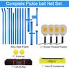 Zdgao Pickleball Set with Net - 22 FT Portable Outdoor Regulation Size, with 4 Paddles and 2 Balls for Driveway Backyard view 4
