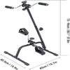 Mini Exercise Bike Exercise Bike Exercise Bike Arm and Leg Trainer Mini Exercise Bike for Exercises at Home Bicycle Training for The Elderly with view 2