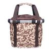 qiuqiu Removable Bicycle Handlebar Basket,Pet Cat Dog Carrier Bike Basket, Bike Front Hanging Handlebar Storage Saddle Bag-Brown view 1