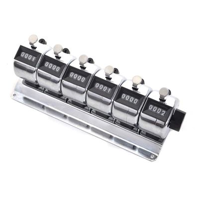 TopTie 6-Unit Desktop Tally Counter, Counter Clicker with Base, for Event, People, Inventory