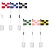 KINGTOP Golf Flagstick Mini, Putting Green Flag for Yard, 3 Feet Flagpole 2-Section Design, Golf Pin Flags Hole Cup Set, 6" Putting Cup, 6-Pack view 1