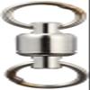 2 Rings/BB Power (Welded) (Nickel) Value 100 Pieces 0 view 2