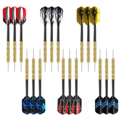 Accmor Metal Tip Darts, Steel Tip Darts, Professional Metal Darts, Darts Metal Tip Set, Metal Darts for Dartboard,18 pcs 