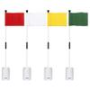 KINGTOP Golf Flagstick Mini, Putting Green Flag for Yard, 3 Feet Flagpole 2-Section Design, Golf Pin Flags Hole Cup Set, 6" Putting Cup, 4-Pack view 1