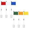 KINGTOP Golf Flagstick Mini, Putting Green Flag for Yard, 3 Feet Flagpole 2-Section Design, Golf Pin Flags Hole Cup Set, 6" Putting Cup, 6-Pack view 1