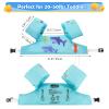 MoKo Swim Arm Band for Kids 20-30-40-50lbs, Toddler Swim Vest Cute Cartoon Swimming Wings Pool Floats Sleeve Children Water Sports Learning Swim Training Equipment, Blue view 4