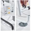 Toilet Seat Aid for Limited Mobility, Bathroom Handrail Toileting Rails with Safety Handles for Elderly, Handicapped, Or Disabled Punch-Free ALGFree view 3
