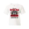 Genuine Mother Road Historic Route 66 Youth T-Shirt American Road Trip Kids White Small view 3
