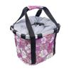 qiuqiu Removable Bicycle Handlebar Basket,Pet Cat Dog Carrier Bike Basket, Bike Front Hanging Handlebar Storage Saddle Bag-Purple view 1
