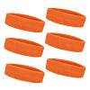TOPTIE 6 Pieces Sweat Headbands Sport Cotton Terry Cloth Headbands-Orange view 1