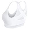 Fox Valley Traders Dream Bras Copper Therapy Zip-Front Bra, White, Medium view 2