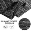 Flyfan Gun Sock 4 Pcs Silicone-Treated Knit 52 x 4.5 Inches Gun Socks for Rifles and Shotguns, Elastic Design Hunting and Shooting Holder Socks for Rifles, Perfect for Father's Day Gift view 4