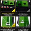 Practice Putter Rod Push Set Return Golf Indoor Putt Mini Practice Golf Trainer Putting view 4