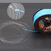 ANGLER DREAM 3 Pack Fluorocarbon Fly Leader 9FT 0x/1x/2x/3x/4x/5x/6x/7x Fluorocarbon Tapered Fly Fishing Leader. view 2