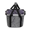 qiuqiu Removable Bicycle Handlebar Basket,Pet Cat Dog Carrier Bike Basket, Bike Front Hanging Handlebar Storage Saddle Bag-Gray view 1