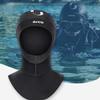3mm Neoprene Scuba Diving Hat with Shoulder, Warm Wetsuit Cap Hood for Scuba Diving Snorkeling Surfing Winter Swimming Spearfishing,S view 4