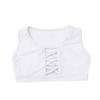 Freebily Kids Girl Yoga Sport Bra Racer Back Vest Top Gym Workout Training Crop Top Camisole Tank Top Athletic Underwear White 6 view 3