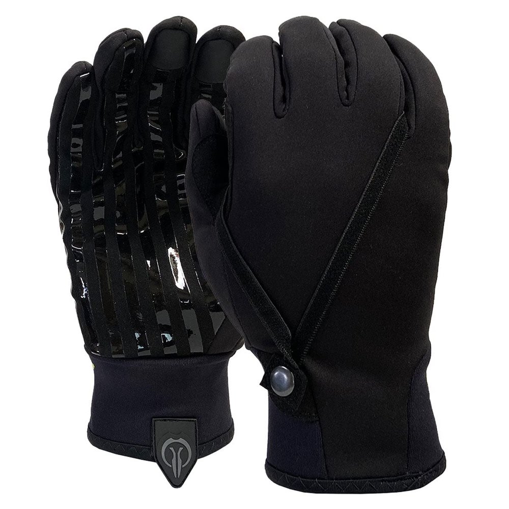 Industrious Handwear Umpire, Referee, and Sports Official Gloves for On-Field and Court Duties - Winter Style - Black - LG