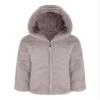 winying Kids Girls Kids Girls Winter Warm Coats Faux Fur Owl Applique Long Sleeve Zippered Hooded Coat Fleece Jacket Grey 14 Years view 3