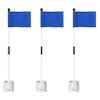KINGTOP Golf Flagstick Mini, Putting Green Flag for Yard, 3 Feet Flagpole 2-Section Design, Golf Pin Flags Hole Cup Set, 4" Putting Cup, 3-Pack view 1