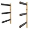Northcore Wooden Triple Surfboard Rack - One Size - Pine view 1