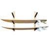 Northcore Wooden Triple Surfboard Rack - One Size - Pine view 2