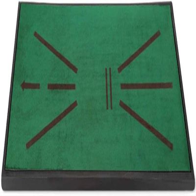 Large, Velvety Golf Hit Mat - Professional Chipping Training Aids (Analysis and Correction of Your Swing Path) Portable Pad for Indoor and Outdoor Use