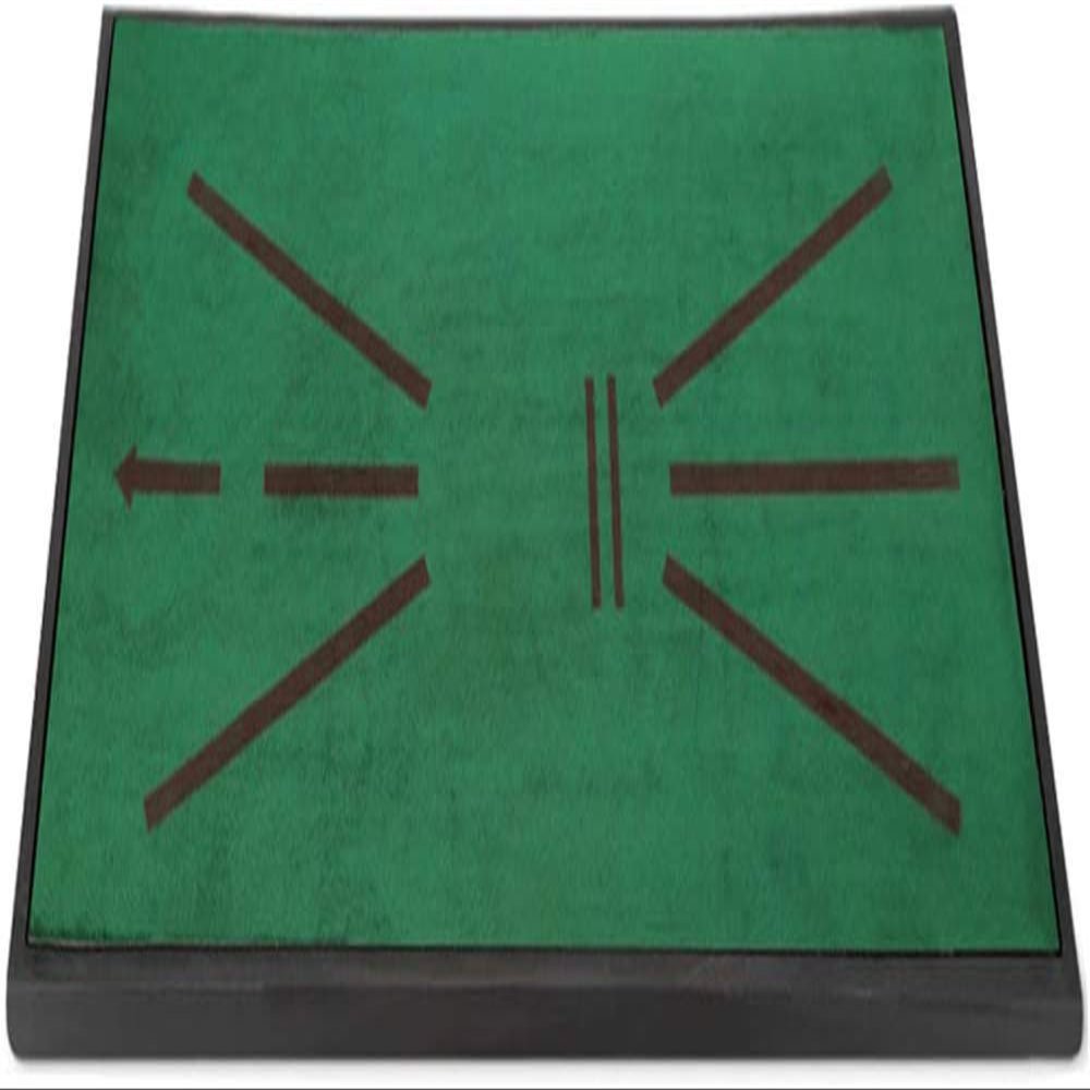 Large, Velvety Golf Hit Mat - Professional Chipping Training Aids (Analysis and Correction of Your Swing Path) Portable Pad for Indoor and Outdoor Use