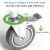 Disabled Toilet Seat Pulley Mobile Commode Bathroom Support for Elderly Seniors, Disabled, Handicapped, Grandparents Toilet Chair Aluminum Alloy Bath Chair ALGFree view 4