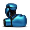 UFG Metallic Boxing Gloves MMA Muay Thai Bag Work Training & Fight (Blue, 16oz) view 1