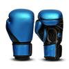 UFG Metallic Boxing Gloves MMA Muay Thai Bag Work Training & Fight (Blue, 12oz) view 4