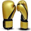 UFG Metallic Boxing Gloves MMA Muay Thai Bag Work Training & Fight (Gold, 12oz) view 2