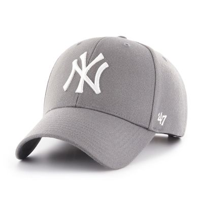 '47 Forty Seven York Yankees Dark Grey MVP Curved Visor Snapback Cap