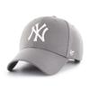 '47 Forty Seven York Yankees Dark Grey MVP Curved Visor Snapback Cap view 1