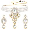 Aheli Wedding Party Kundan Pendant Necklace Earrings Traditional Ethnic Fashion Jewely Set Gift for Women view 1