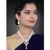 Aheli Wedding Party Kundan Pendant Necklace Earrings Traditional Ethnic Fashion Jewely Set Gift for Women view 2