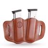 1791 Gunleather 1911 Holster and Mag Pouch Bundle - Right Handed OWB Leather Gun Holster and Mag Holster - Classic Brown view 3
