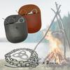 Camping Tripod Board - Campfire Tripod, Camping Tripod for Cooking, Turn Branches into Cooking Tripod, Portable Bushcraft Gear for Camper/Hiker Travel Outdoor Firepit Dutch Oven Tripod (Two Sets) view 1
