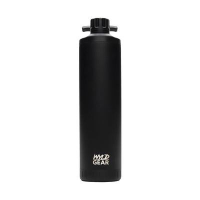 WYLD GEAR Mag Series - Stainless Steel Water Bottle with Magnetic Cap - 24oz Black
