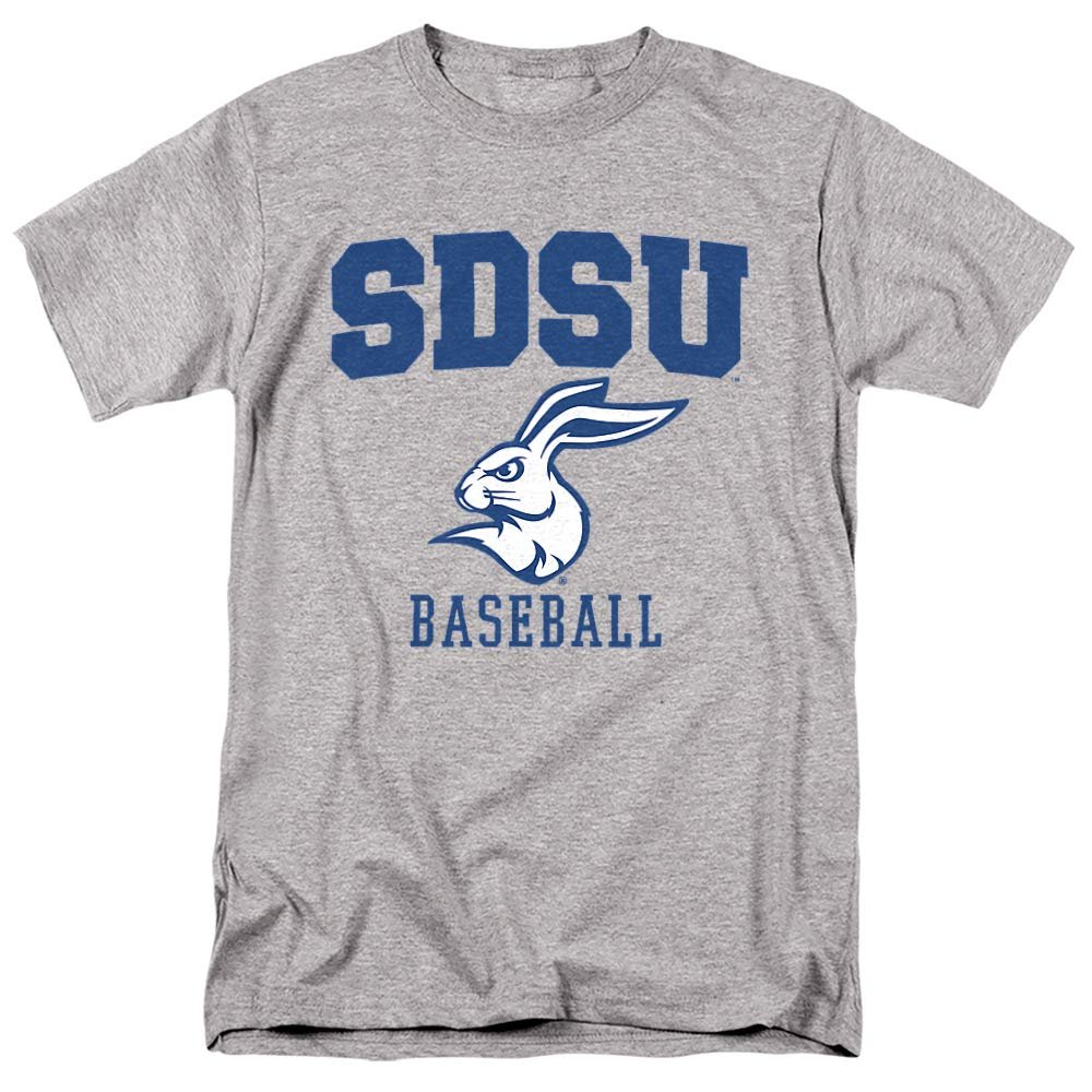 South Dakota State University Official Baseball Unisex Adult T-Shirt, Athletic Heather, 5X-Large