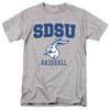 South Dakota State University Official Baseball Unisex Adult T-Shirt, Athletic Heather, 5X-Large view 1