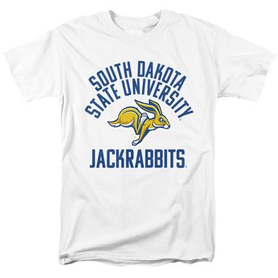 South Dakota State University Official Jackrabbits Logo Unisex Adult T-Shirt, White, 5X-Large